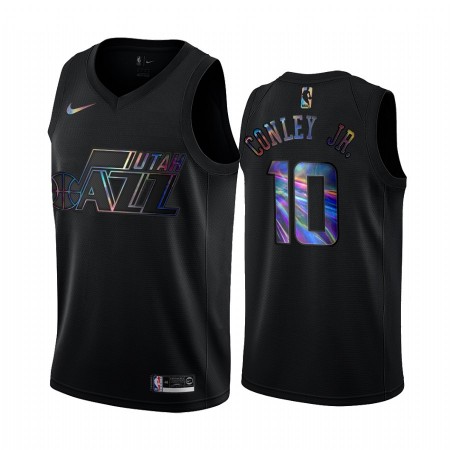 Utah Jazz Mike Conley Jr. 10 Iridescent HWC Collection Pelipaidat Swingman - Miesten